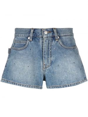 Shorts di jeans con cristalli Zadig&voltaire blu