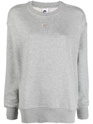 Džemperis bez kapuces Nike pelēks