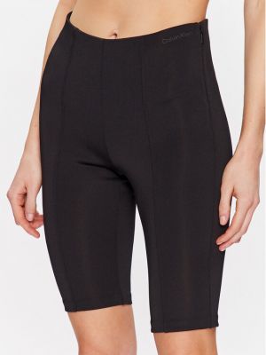 Biciklističke kratke hlače slim fit Calvin Klein crna