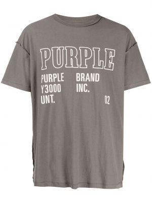 T-shirt Purple Brand