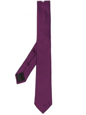 Копринена вратовръзка Givenchy виолетово