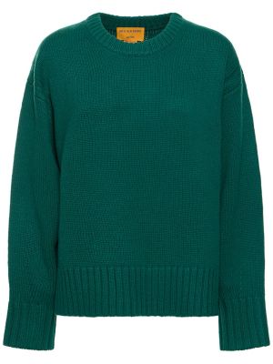 Pull en cachemire en tricot Guest In Residence vert