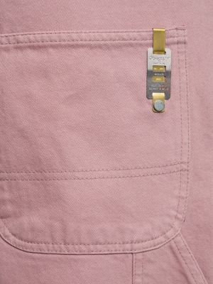 Jeans di cotone baggy Objects Iv Life rosa