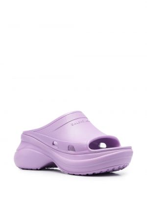 Sandales à plateforme Balenciaga violet