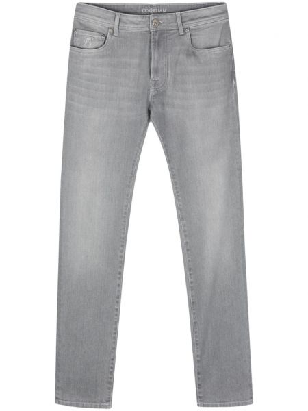 Broderet skinny jeans Corneliani grå