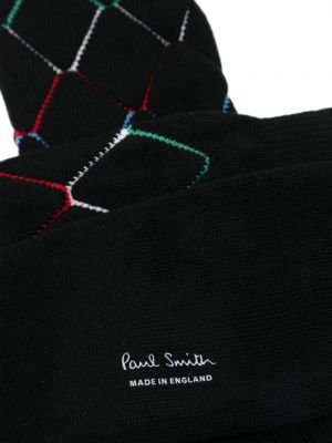 Chaussettes à imprimé à motif géométrique Paul Smith noir