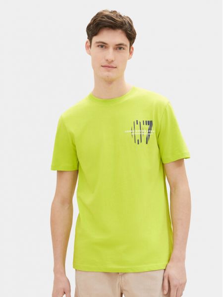 Тениска Tom Tailor Denim зелено