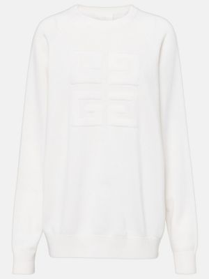 Bílý kašmírový svetr Givenchy