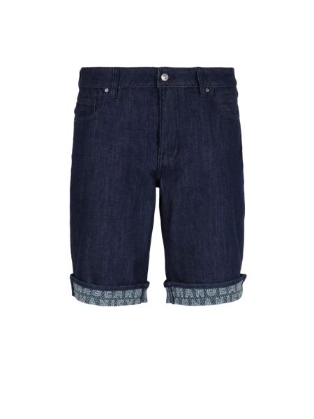 Szorty jeansowe Armani Exchange niebieskie