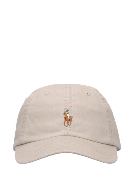 Hut aus baumwoll Polo Ralph Lauren beige