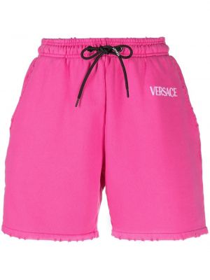 Kratke hlače Versace ružičasta