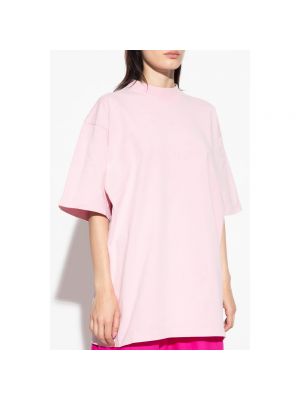 Camiseta oversized Balenciaga rosa
