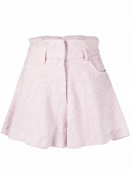 Shorts mit fischgrätmuster Iro pink