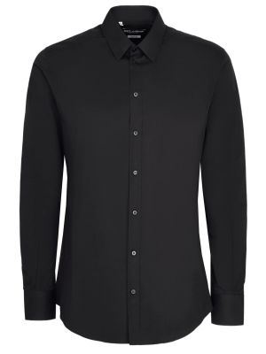 Приталенная рубашка Dolce & Gabbana черная