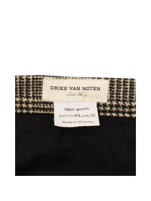 Falda de lana Dries Van Noten Pre-owned marrón