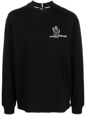 Sweatshirt mit print Moncler Grenoble schwarz