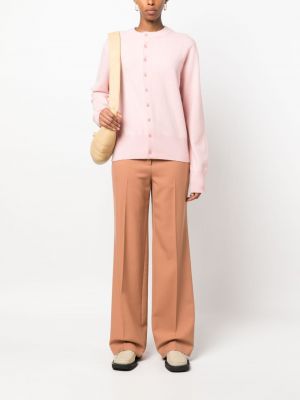 Kaschmir strickjacke mit geknöpfter Extreme Cashmere pink