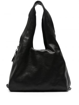 Kožená nákupná taška Trippen čierna