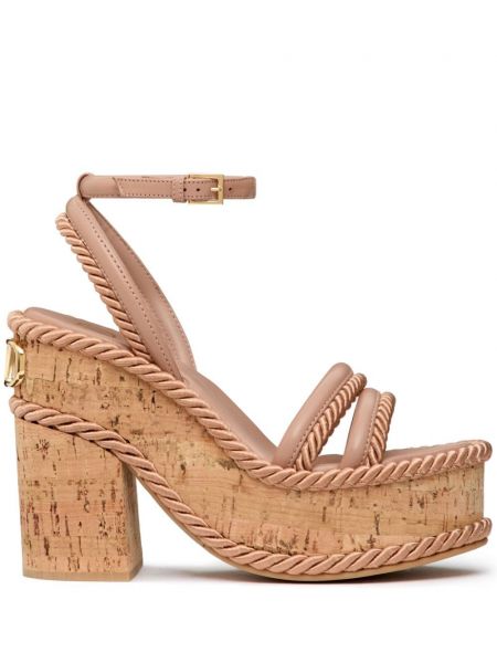 Kiilkontsaga sandaalid Valentino Garavani roosa