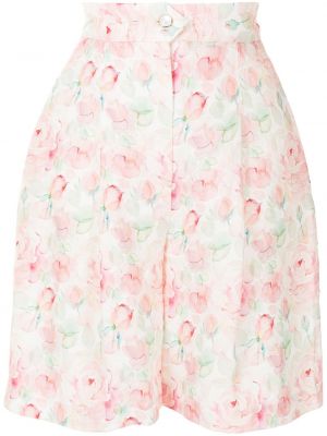 Trykt floral shorts Liya rosa