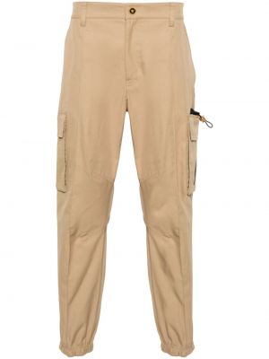 Pantalon cargo en coton avec poches Versace beige