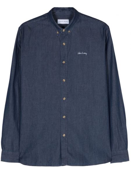 Denim skjorte Maison Labiche blå