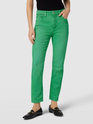 Proste jeansy z kieszeniami Lauren Ralph Lauren zielone