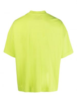 T-shirt en coton à imprimé Bonsai vert