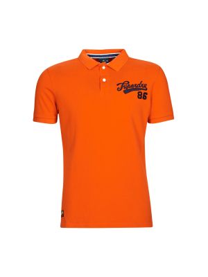 Polo majica kratki rukavi Superdry narančasta