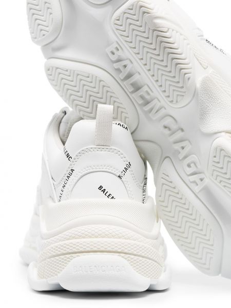 Sneakersy z nadrukiem Balenciaga Triple S białe