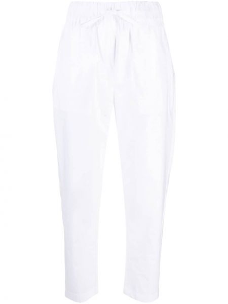 Памучни панталон Erika Cavallini бяло