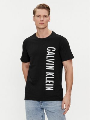 Μπλούζα Calvin Klein Swimwear μαύρο