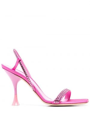 Sandali con cristalli 3juin rosa