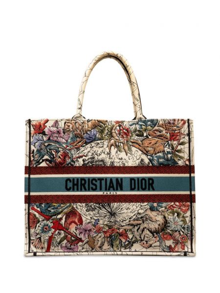 Shopper large Christian Dior Pre-owned blanc