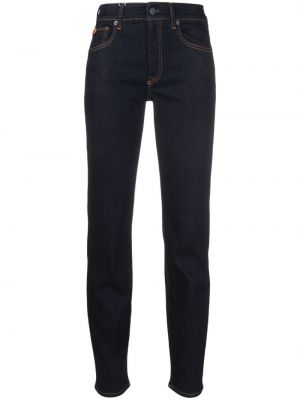 Kitsa lõikega teksapüksid Ralph Lauren Collection sinine