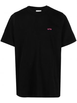 T-shirt con stampa Arte nero