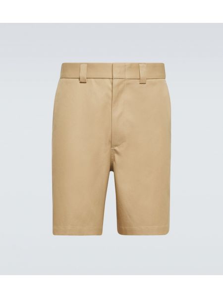 Pamučne kratke hlače Gucci smeđa