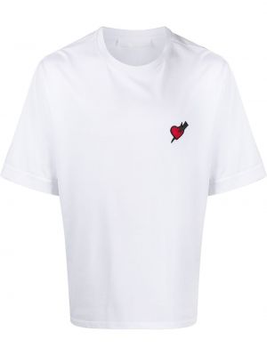 Camiseta con corazón Neil Barrett blanco