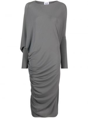 Krepové drapované šaty Wolford šedé