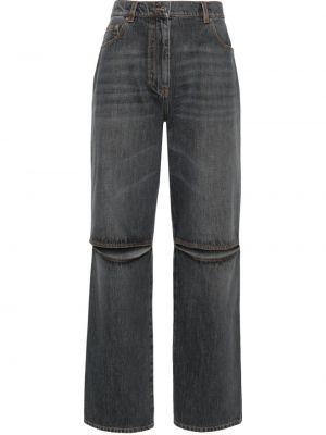 Zvonové džíny s nízkým pasem Jw Anderson šedé