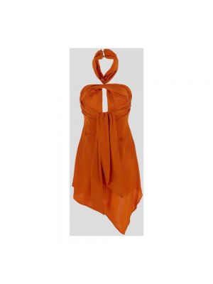 Mini vestido The Attico naranja