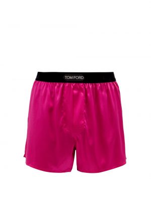 Атласные шорты Tom Ford розовые