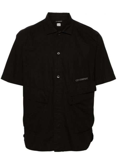 Siuvinėta marškiniai C.p. Company juoda