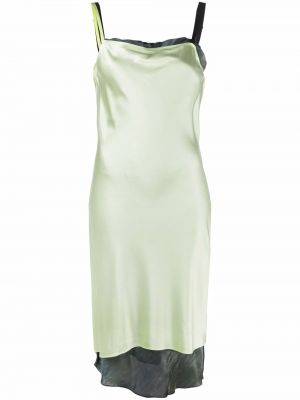 Saténové šaty Helmut Lang