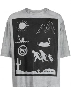 T-shirt mit print 4sdesigns