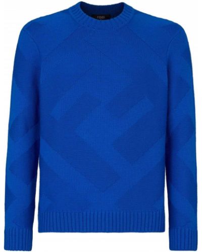 Jersey de tela jersey Fendi azul