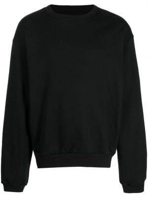 Памучен пуловер Kapital черно