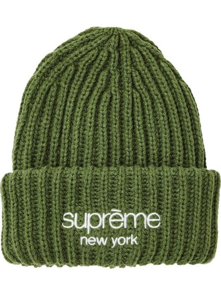 Классическая шапка чанки Supreme зеленая