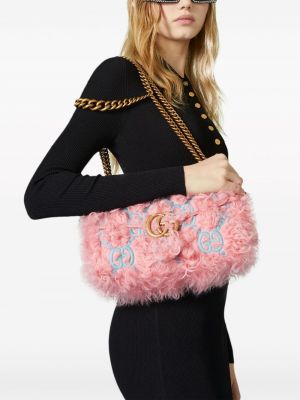 Памучни чанта за ръка Gucci