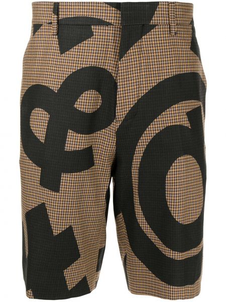 Bermudas con estampado Moschino marrón